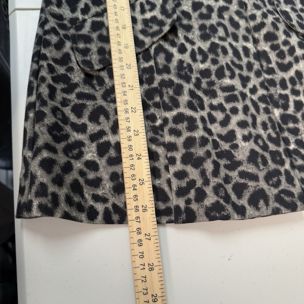 Cabi Women's size 4 Cheetah Print Formal Jacket/Skirt w/Pockets Corpcore Mobwife - Picture 15 of 16